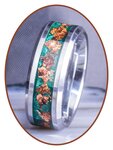 JB Memorials Tungsten Carbide 'Heavenly Treasures' As gedenk Ring - JRB140HTF