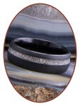 JB Memorials tungsten Carbide  As Ring - RB048Q