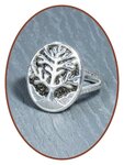 JB Memorials Sterling Zilveren Dames 'Levensboom' As Ring - RB132
