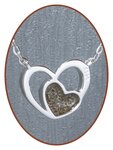 Close2Me&copy; 'Golden Heart' Sterling Zilveren Ashanger - CM010