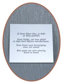 Lasermark reverse gegraveerde naam / gedenkplaat - LG019