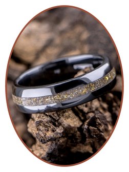 Ceramic Zirconium Uni As Ring (Gold) - TC01G