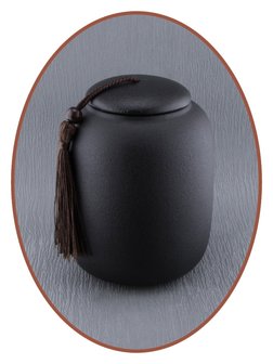 Midi Urn 'Ceramic Black' - AU005