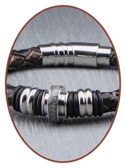 JB Memorials Exclusieve Heren Crematie As Armband - KHA023
