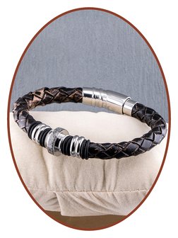 JB Memorials Exclusieve Heren Crematie As Armband - KHA023
