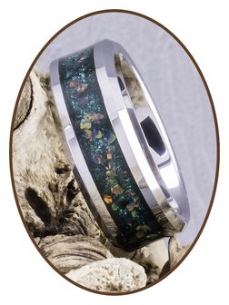 JB Memorials Tungsten Carbide &#039;Heavenly Treasures&#039; As gedenk Ring - JRB140HT