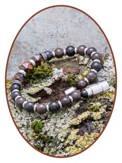 JB Memorials Exclusive &#039;Natural Stone Bead&#039; As Armband - KHA017S