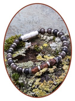 JB Memorials Exclusive &#039;Natural Stone Bead&#039; As Armband - KHA017S