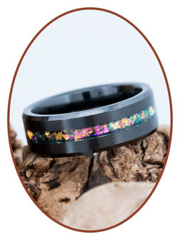 JB Memorials Ceramic Zirconium  As Ring  Multi Color - JRB048BPK