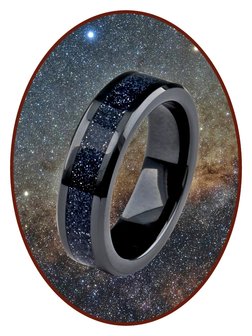 Crematie As Ring - &#039;Infinite Universe&#039; - 6 of 8mm breed - JRB145IU-4M2B