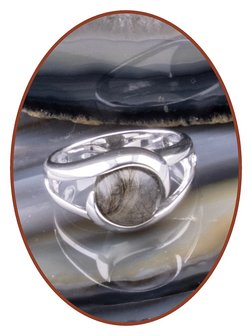 Close2Me© 'Always With Me' Sterling Zilveren Haarlok Ring - CM015H