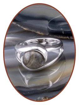 Close2Me© 'Always With Me' Sterling Zilveren Haarlok Ring - CM016H