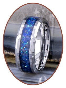 JB Memorials Ceramic Zirconium &#039;Night Sky&#039; As Ring - CRC141NS