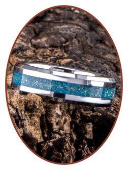 JB Memorials Tungsten Carbide &#039;Metallic Colored&#039; Dames  As Ring - RB048DBG