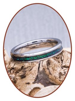 JB Memorials Tungsten Carbide Dames As Ring &#039;Chameleon&#039; 4mm - RB143C