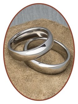 Titanium Gedenk Vingerafdruk Ring - SR004E