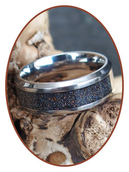 JB Memorials Titanium As Ring 6 of 8mm Breed &#039;Multi Color&#039; - TI003HP