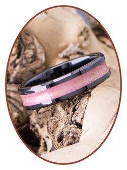 As Ring - &#039;Pink Black&#039; - 6 of 8mm breed - JRB145B-4M2B