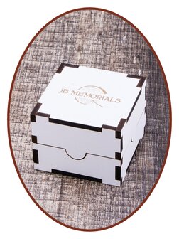 JB Memorials Ceramic Zirconium As Ring 'Heaven's Light' 6mm - JRB145HL