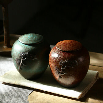 Midi Urn 'Ceramic Antique Red' 1Ltr. - AU022