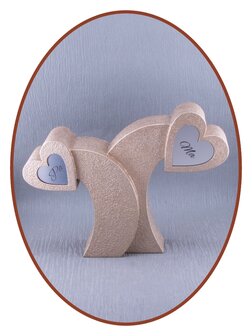 Mini Duo As Urn Hart in Diverse Kleuren - HMP622