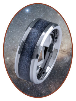 JB Memorials Tungsten Carbide &#039;Infinite Universe&#039; As Ring 6 of 8mm breed - RB140IU