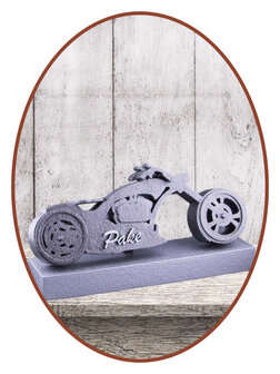 Mini Design As Urn &#039;Biker&#039; met naam - HMP610