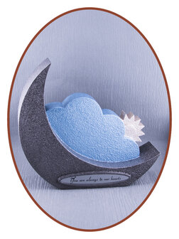 Mini Kinder/ Baby As Urn &#039;Maan Wolk&#039; - HMP645