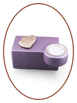 Mini As Urn met Theelichthouder &#039;Hearts&#039;  - HMP661A