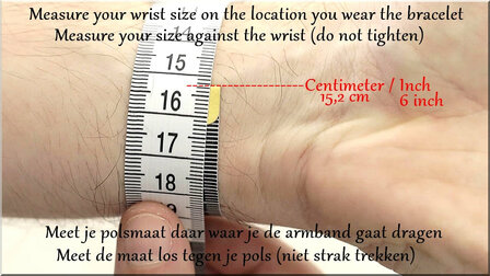 Edelstaal / Leer  Yin Yang As Armband - ASB013