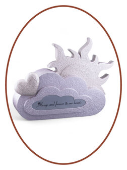Mini Kinder/ Baby As Urn &#039;Wolk &amp; Zon&#039; in Diverse Kleuren - HMP662