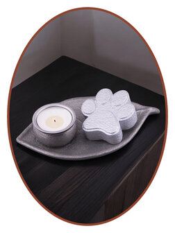 Mini As Urn  &#039;Leaf and Paw&#039;  in Diverse Kleuren - HMP675P