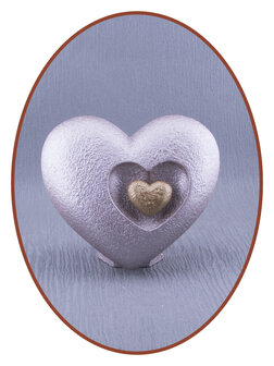 Mini As Urn &#039;Hart in Hart&#039; in Diverse Kleuren - HMP613R