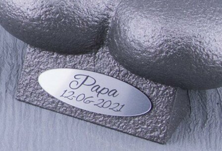 Mini As Urn  'Hart en Orchidee'  in Diverse Kleuren - HMP688