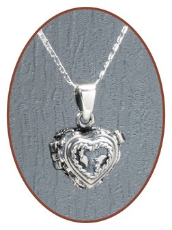 925 Sterling Zilveren &#039;Hart&#039; Design (As) Locket - ZSP021