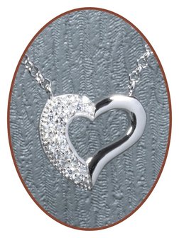 925 Sterling Zilveren 'Heart' Special Ashanger  - ZSP095