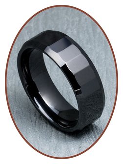 Ceramic Zirconium Graveer Ring - XR01