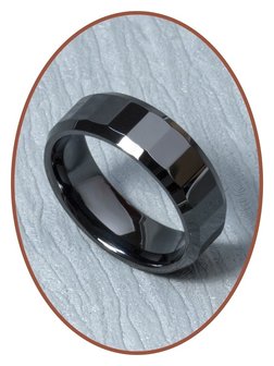 Ceramic Zirconium Graveer Ring - XR01