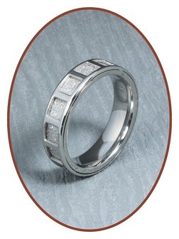 316L Edelstalen Graveer Ring - RSSD03