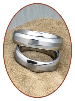 Forever Love Collection Tungsten Carbide Relatie Trouw Ringen Set - KR8056