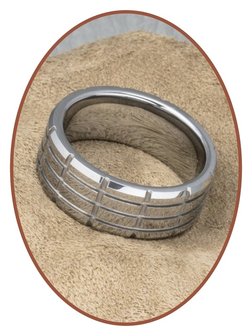 Tungsten Carbide Graveer Ring - KR8064