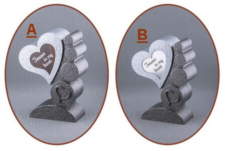 Mini - Midi As Urn &#039;Heart&#039; in Diverse Kleuren - HM421A