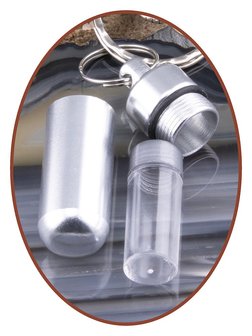 Aluminium Askoker / Sleutelhanger Vlinder - ALU04