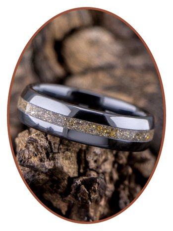Ceramic Zirconium Uni As Ring (Gold)  - TC01G