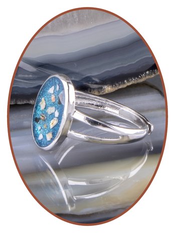 JB Memorials Sterling Zilveren Dames Design As Ring - RB100A