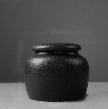 Midi Urn 'Ceramic Black' - AU005C