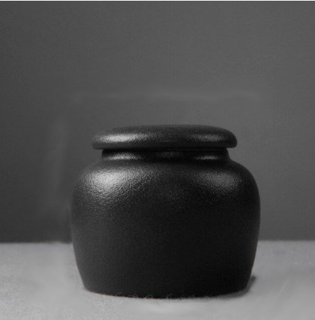 Midi Urn 'Ceramic Black' - AU005C