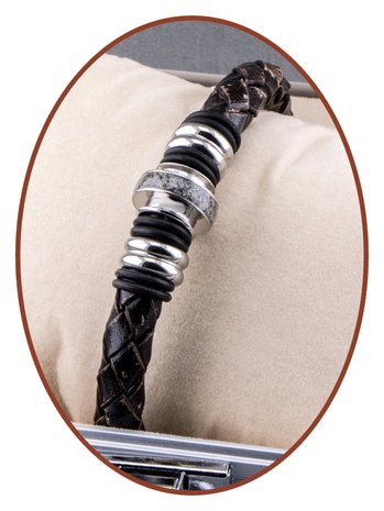 JB Memorials Exclusieve Heren Crematie As Armband - KHA023