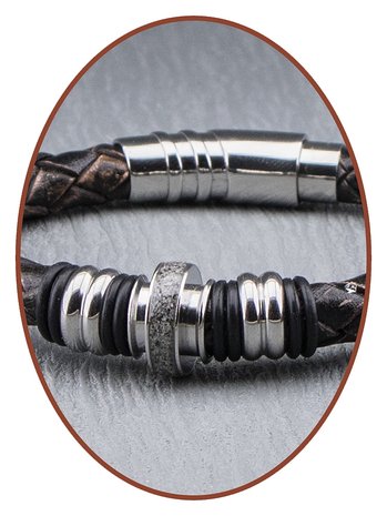 JB Memorials Exclusieve Heren Crematie As Armband - KHA023