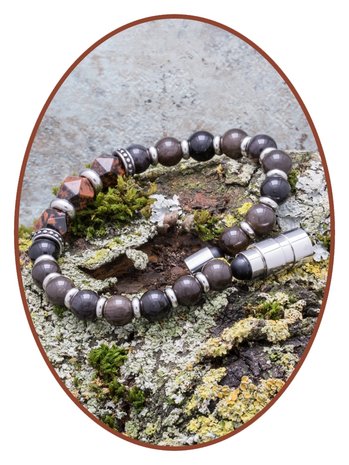 JB Memorials Exclusive 'Natural Stone Bead' As Armband - KHA017S